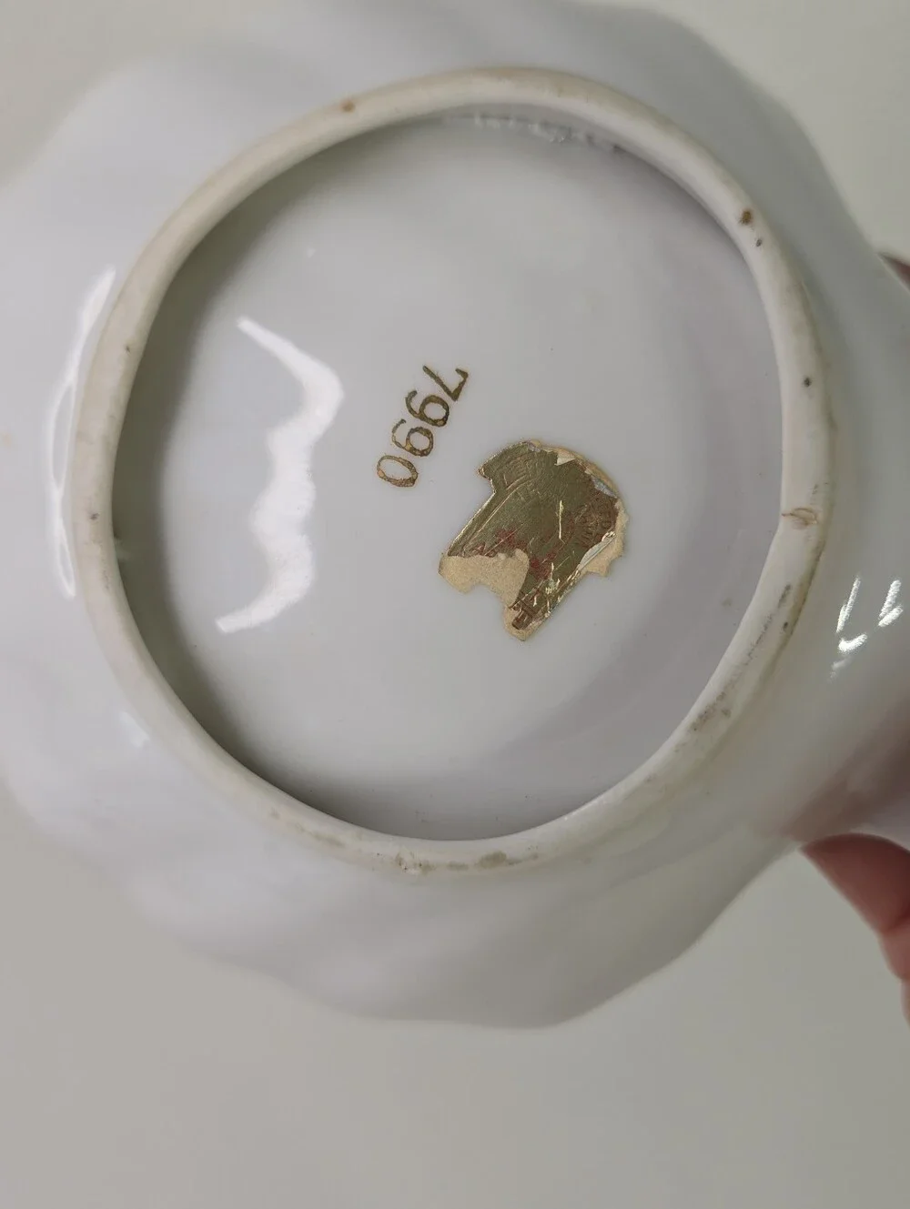 VTG Ardalt Porcelain Gold Trim Insects Bugs Japan Hand Painted Trinket‎ Dish